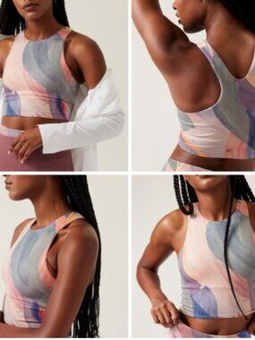 Athleta Conscious Crop Sports Bra Size M